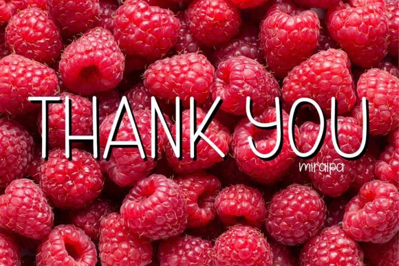 Raspberry Honey Font font preview - 4