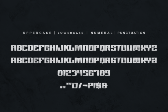 Rexonir Font PNG with transparent background - Preview 3