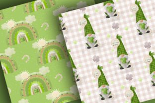 St Patrick's Day Digital Paper Pack Graphic by designloverstudio ...
