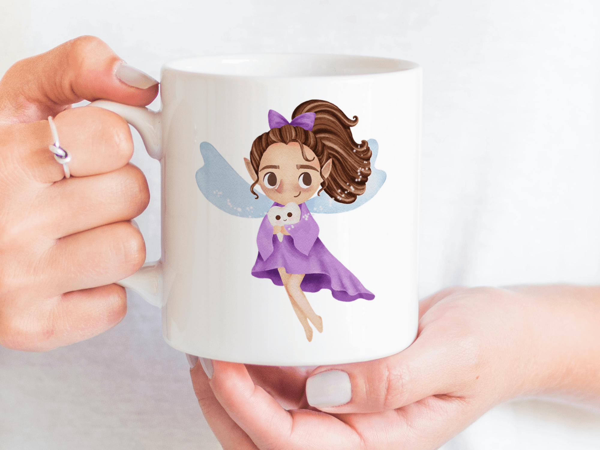 Tooth Fairy Watercolor Digital Clipart - photo 8