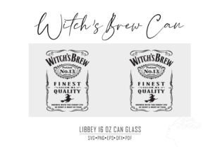Witch's Brew Libbey Glass Wrap Graphic by Fontana Studio · Creative Fabrica