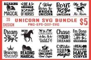 Unicorn Svg Bundle Bundle · Creative Fabrica