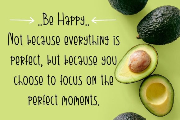 Avocado Butter Font PNG with transparent background - Preview 1