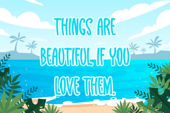 Beauty Summer Font - Preview 2