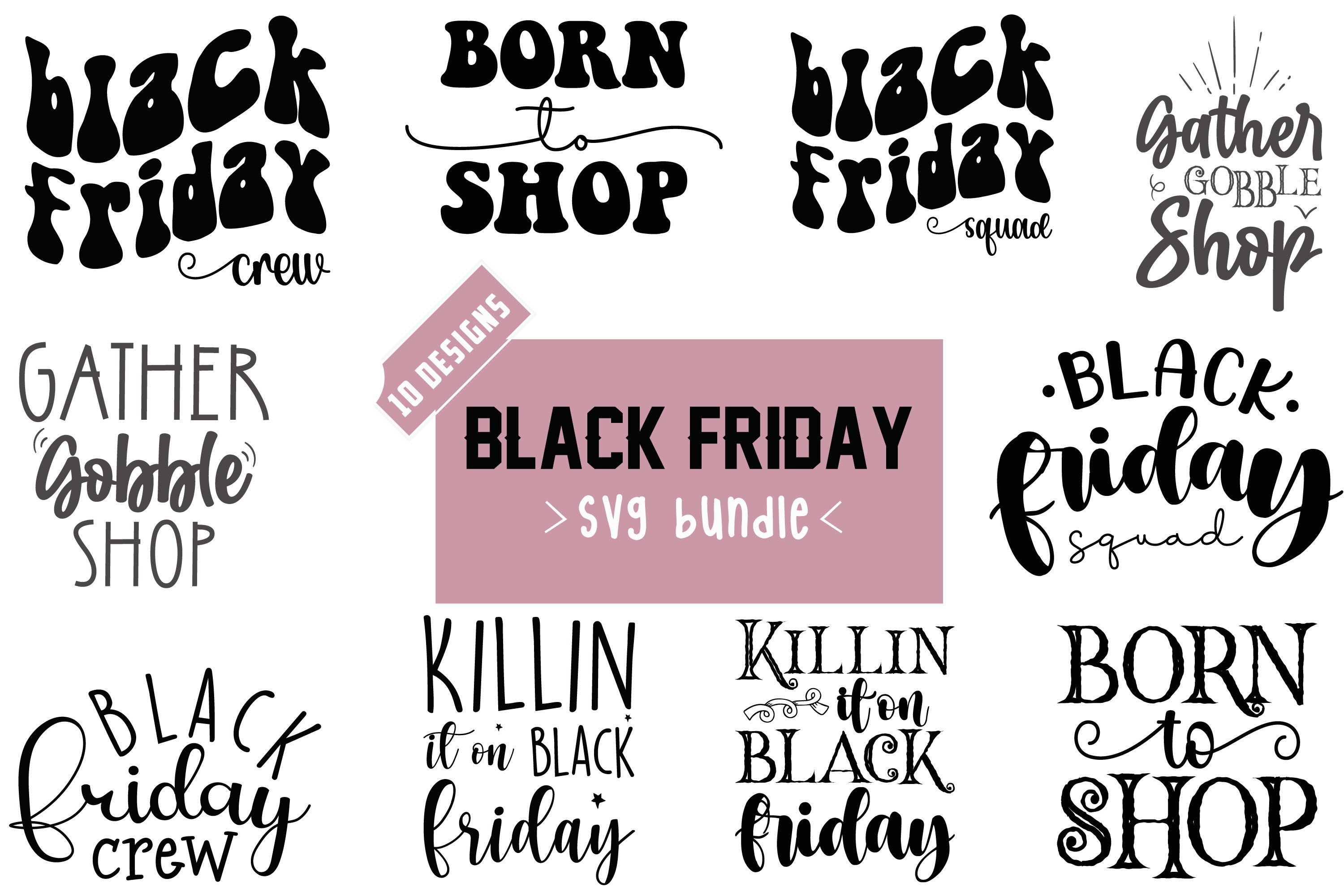 Black Friday SVG Bundle Graphic by Svg Box · Creative Fabrica