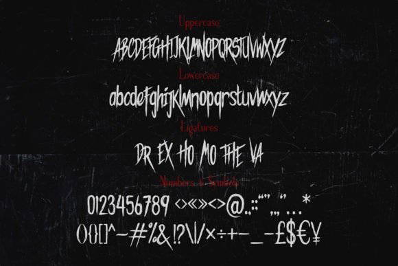 Black House Font - Preview 2