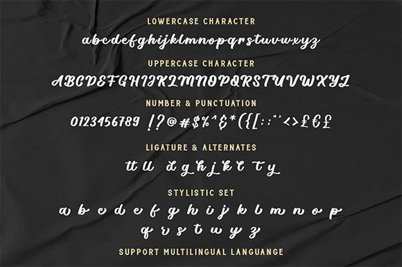 Black Vintage Font - Preview 4