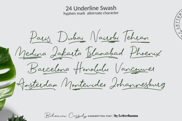 Bohemian Cassidy Font - Preview 5