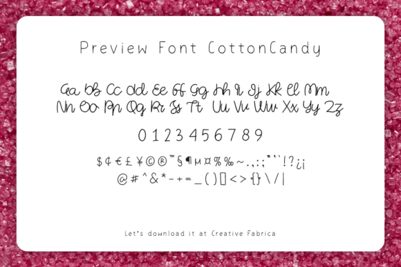 Cottoncandy Font - Preview 3