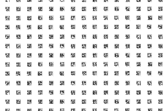 Datamatrix Font - Preview 1