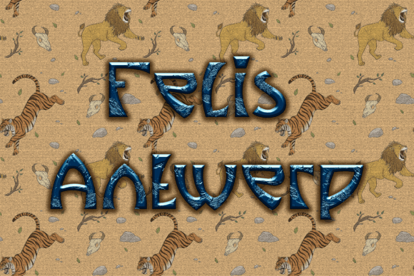 Felis Antwerp Font PNG with transparent background - Preview 3