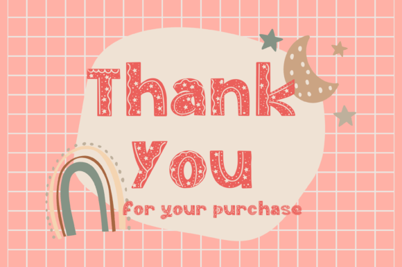 Hello Rainbow Font PNG with transparent background - Preview 5