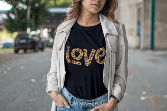 Leopard Black Brown Font PNG with transparent background - Preview 1
