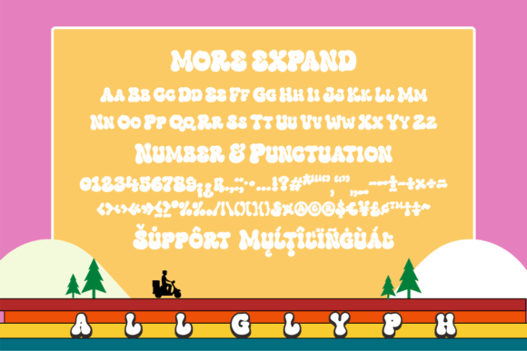 More Expand Font font preview - 6