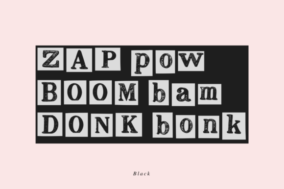 Rough Times Complete Family Font PNG with transparent background - Preview 3
