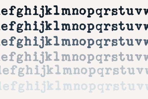 Rustic Type Font PNG with transparent background - Preview 4