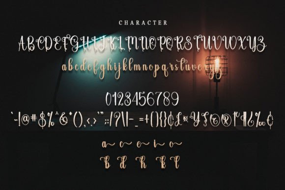 Ganbate Font PNG with transparent background - Preview 4