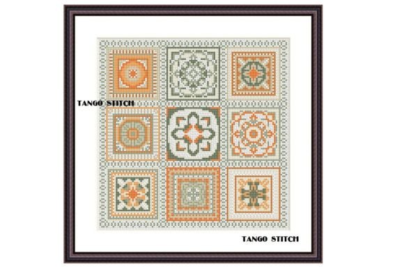 Granny Stitch Crochet Motif Cross Stitch