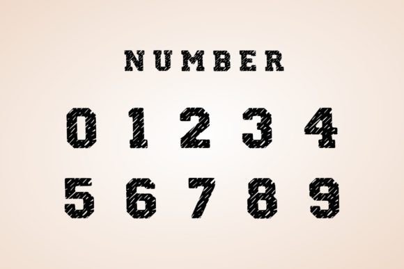 Kids Creative Font PNG with transparent background - Preview 3