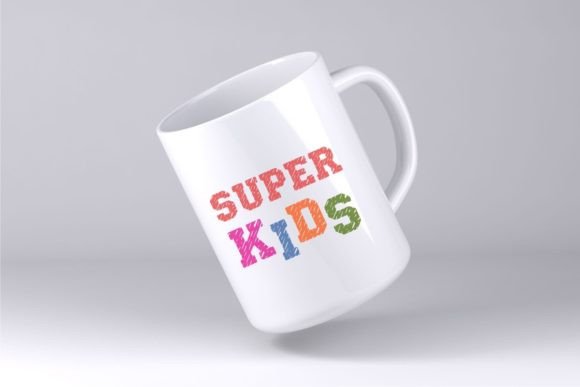 Kids Creative Font PNG with transparent background - Preview 4