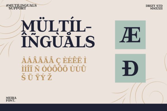 Meira Font PNG with transparent background - Preview 6