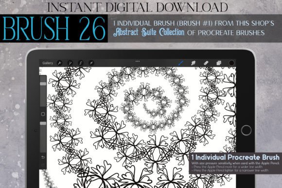 Procreate Brush #26 – Abstract Suite