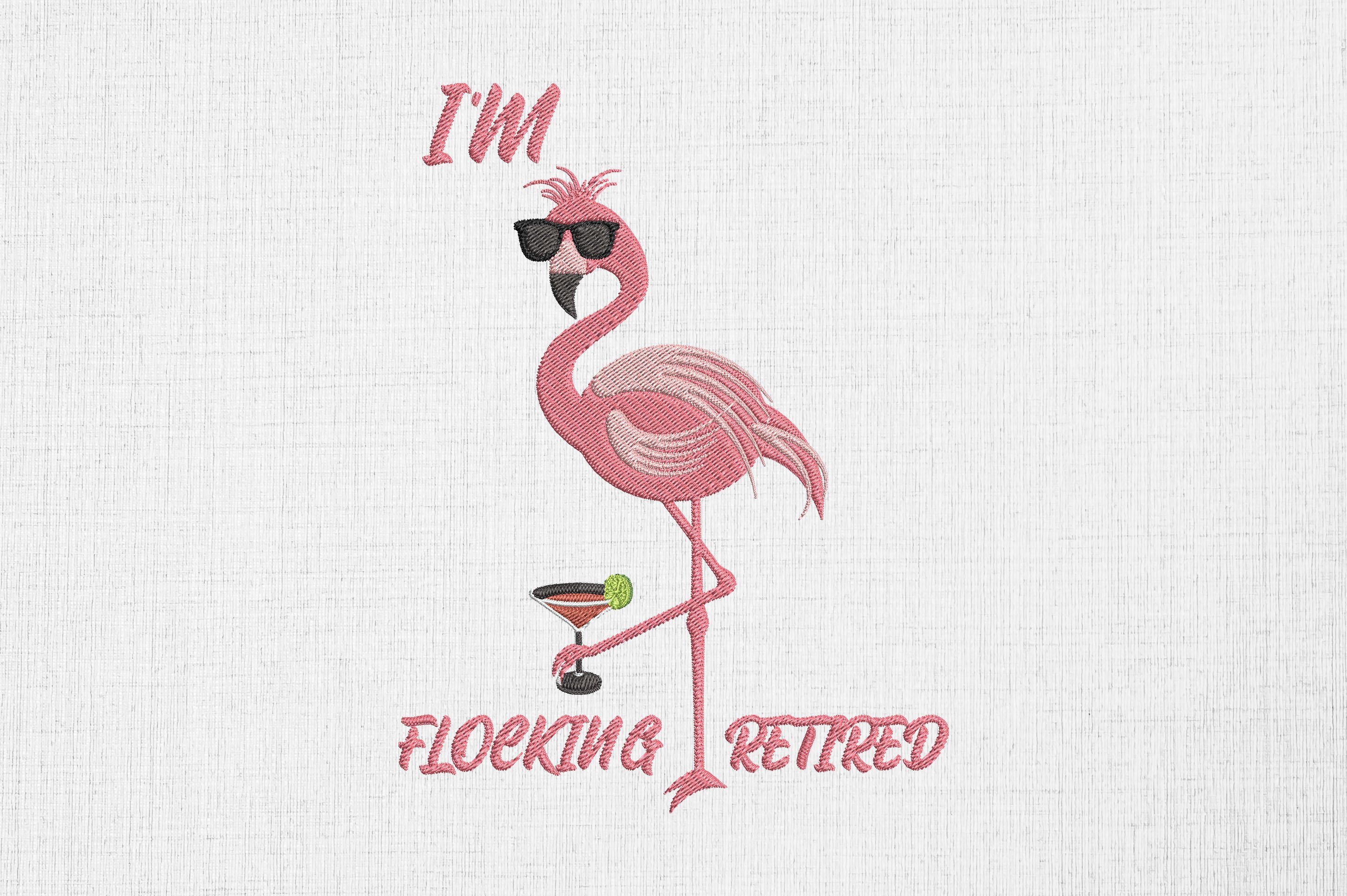 Retired Flamingo Funny Retirement