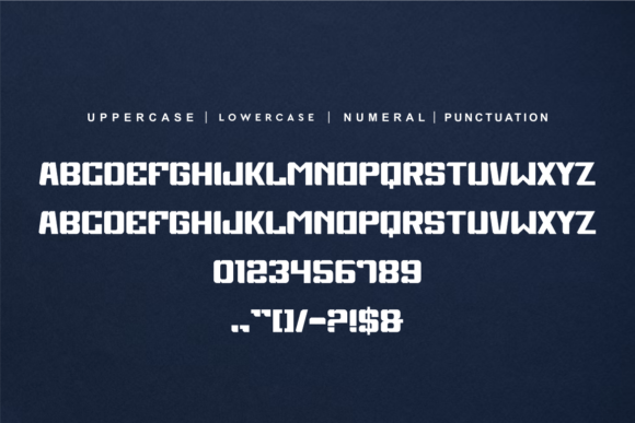 Savage Sports Font PNG with transparent background - Preview 4