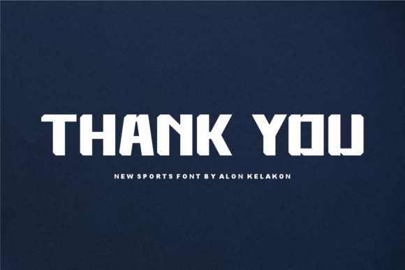 Savage Sports Font PNG with transparent background - Preview 5