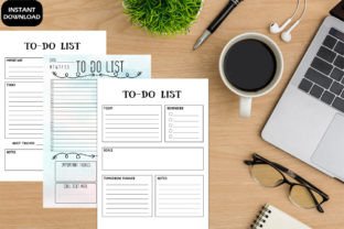 Set3 Model to Do List Printable Template Graphic by Dandelion Stu ...