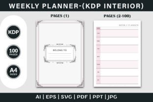 Weekly Planner Graphic by Finer Designers · Creative Fabrica