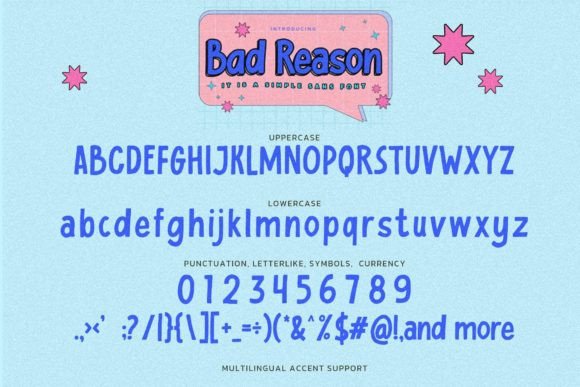 Bad Reason Font - Preview 5