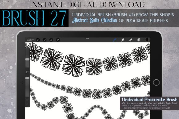 Procreate Brush #27 – Abstract Suite