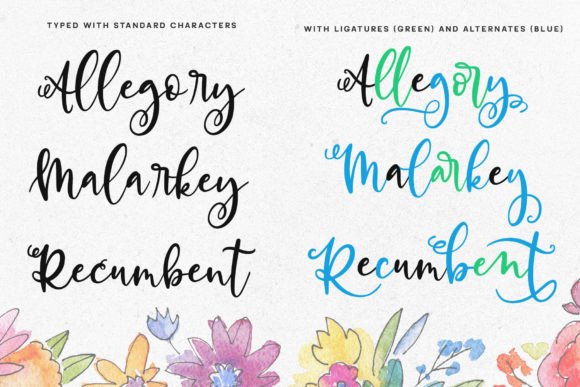 Allegory Font - Preview 5