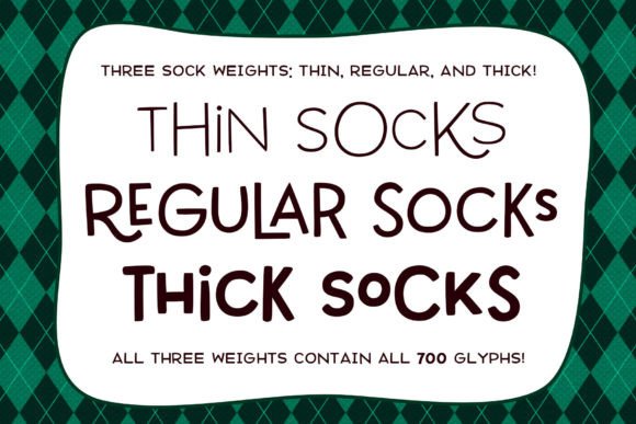Argyle Socks Font - Preview 2