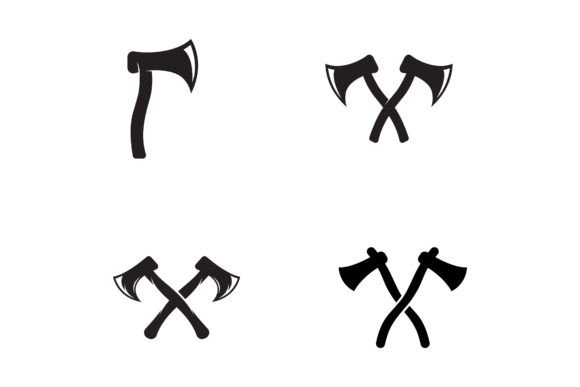 Axe Logo Graphic by Mujiyono · Creative Fabrica