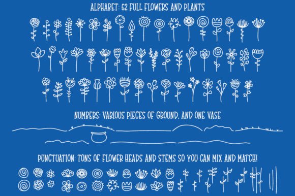 Bloomdings Font - Preview 1