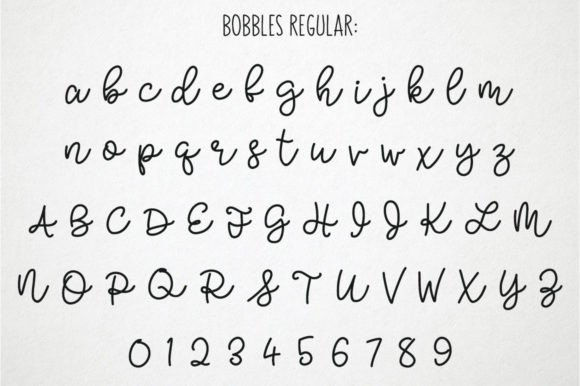 Bobbles Font - Preview 6