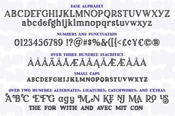 Breakfast Pastry Font - Preview 1
