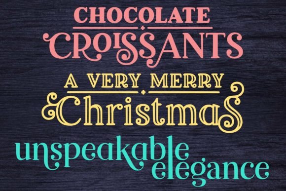 Breakfast Pastry Font - Preview 3