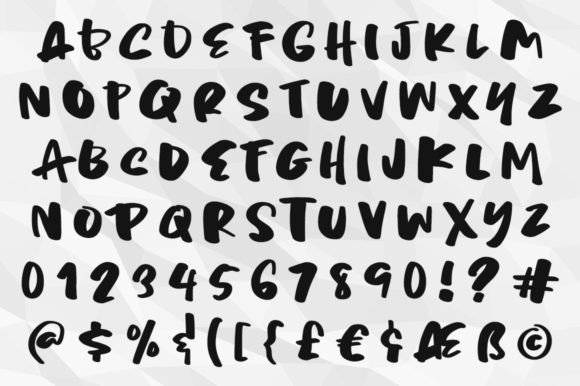 Chaotic Neutral Font - Preview 1
