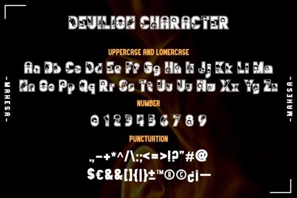 Devilion Font - Preview 1