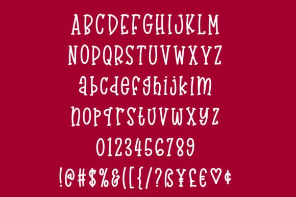 Garrulous Font PNG with transparent background - Preview 1