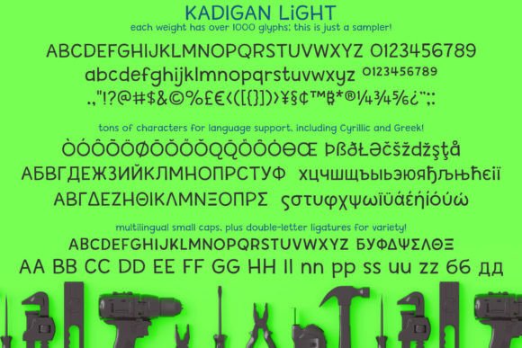 Kadigan Font PNG with transparent background - Preview 2