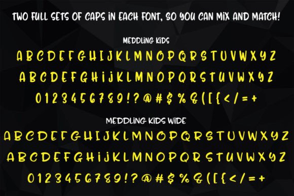 Meddling Kids Font PNG with transparent background - Preview 2
