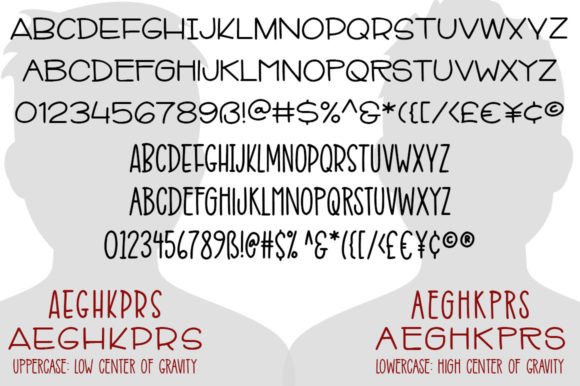 Mr. Stretch & Mr. Stout Font PNG with transparent background - Preview 1