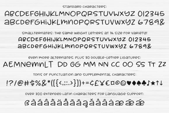Muggsy Font PNG with transparent background - Preview 1