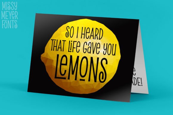 Pickled Limes Font PNG with transparent background - Preview 5
