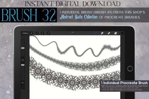 Procreate Brush #32 – Abstract Suite