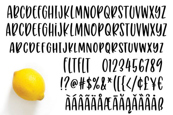Puckery Tart Font font preview - 1